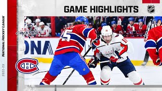 Capitals @ Canadiens 4/6 | NHL Highlights 2023