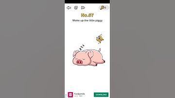 Brain out level 57 Wake up the little piggy. Walkthrough