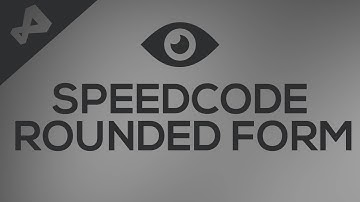 Speedcode #1 |  Rounded & Transparent border Form VB.NET