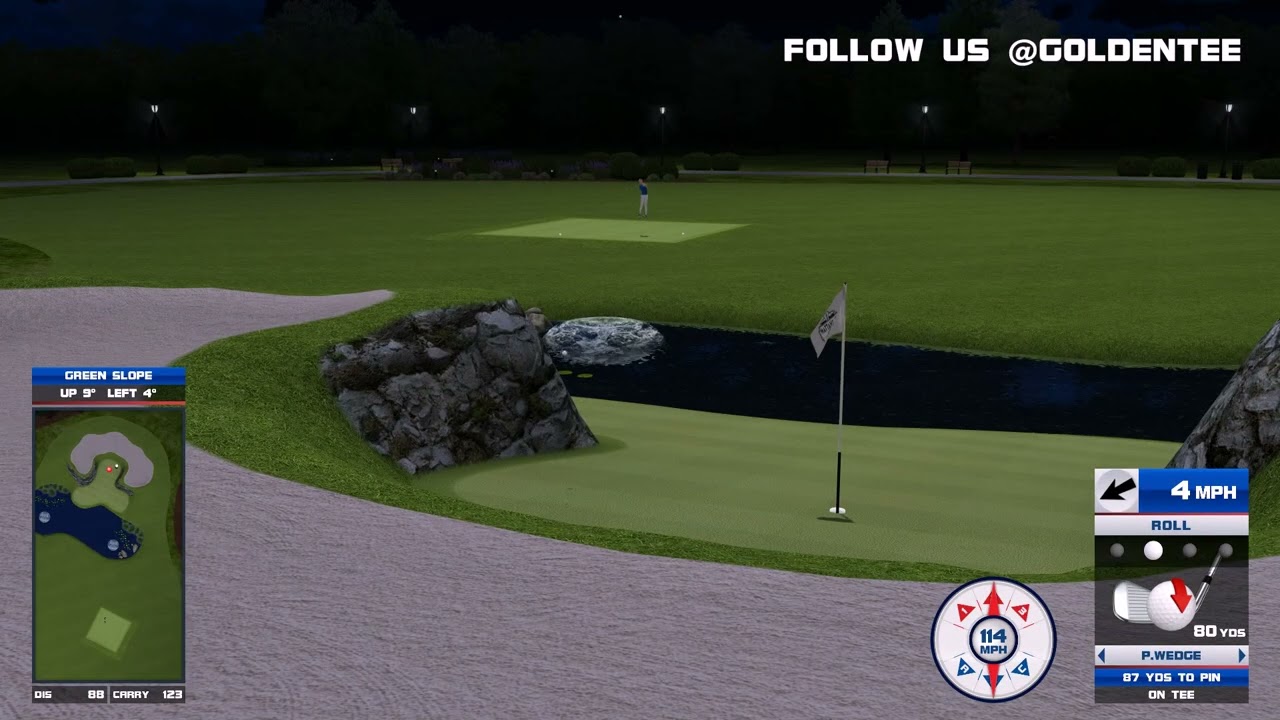 Golden Tee Great Shot on Manhattan View!