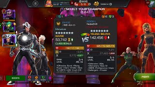 AW Season 66. Havok vs Yelena on Node 29 Prey on the Weak / EMP / Stun Immune #mcoc