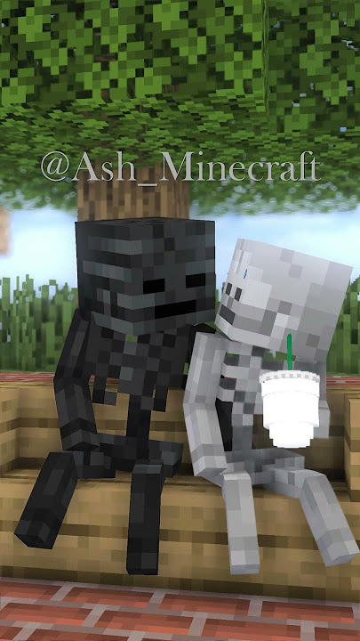 【Minecraft Animation】Wither skeleton horny for Skeleton #Shorts 【マイクラアニメ】