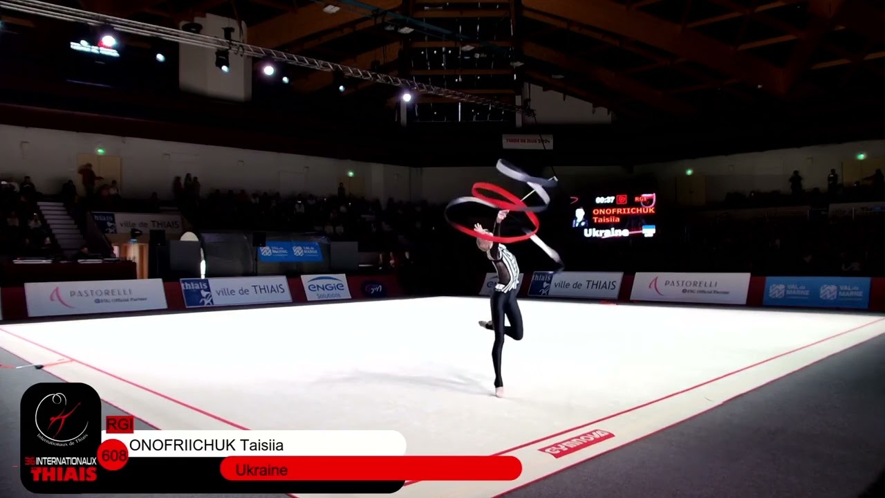 ONOFRIICHUK Taisiia (UKR) RIBBON 28,6 - Apparatus Final - GP Thiais 2025