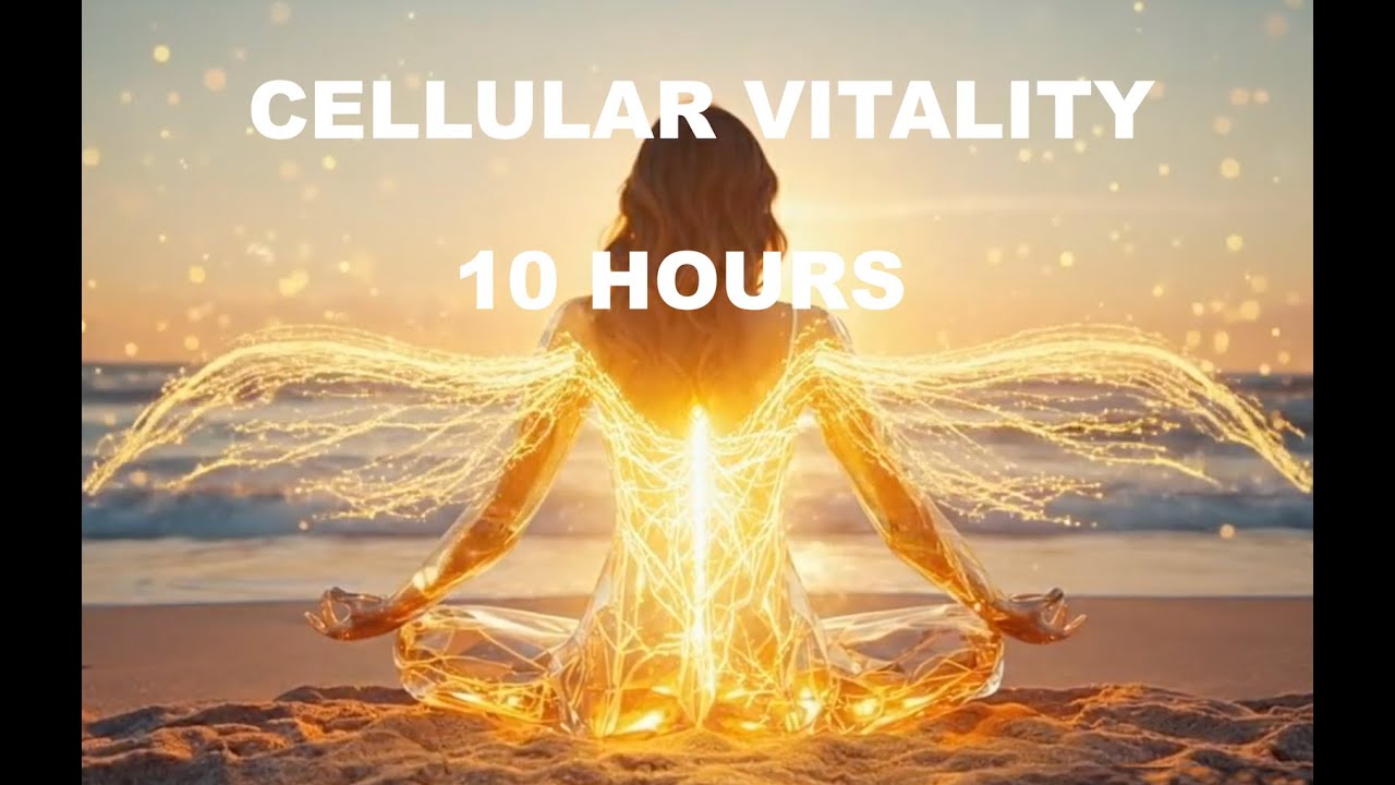 Cellular Vitality & Energy Cleanse | Singing Bowls & Flute Meditation (10 Hours)