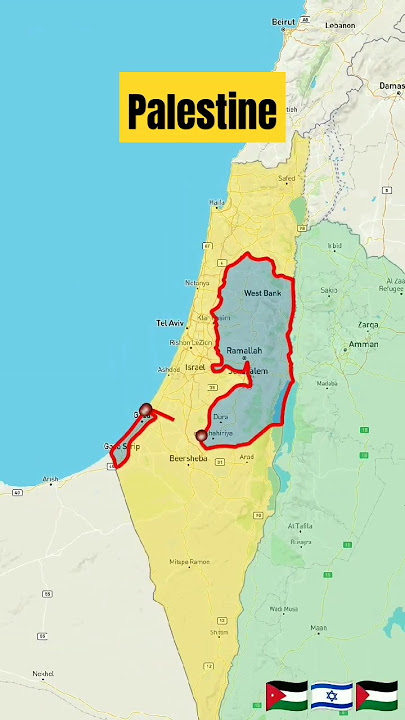 Palestine #map #world #war #israel #palestine #hamas #border