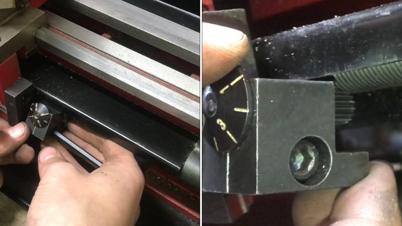 fixing a THREADING DIAL on your metal lathe (harbor freight central