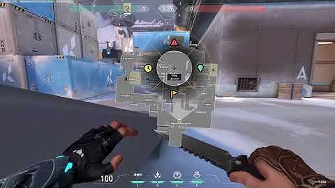 Valorant - Icebox - A Attack Spawn to Mid Boiler Ramp Double Shock Dart