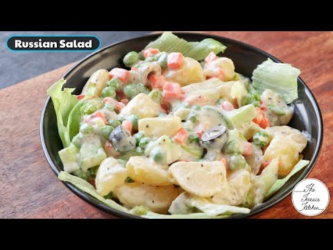 Russian Salad Recipe | Restaurant Style Russian Salad Recipe ~ The Terrace Kitchen