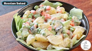 Russian Salad Recipe | Restaurant Style Russian Salad Recipe ~ The Terrace Kitchen