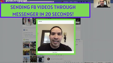How To Send Facebook Messenger Videos From Your Computer