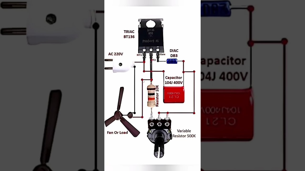 powerful fan regulator circuit ⚡ 