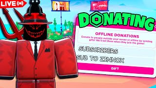 ROBLOX LIVE | DONATING TO VIEWERS!!! | ROAD TO 20K