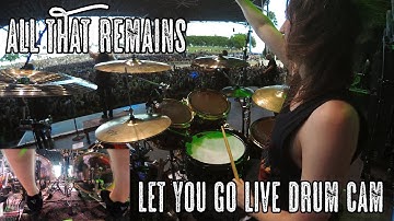 Mike Caputo - All That Remains - Let You Go (Live Drum Cam)