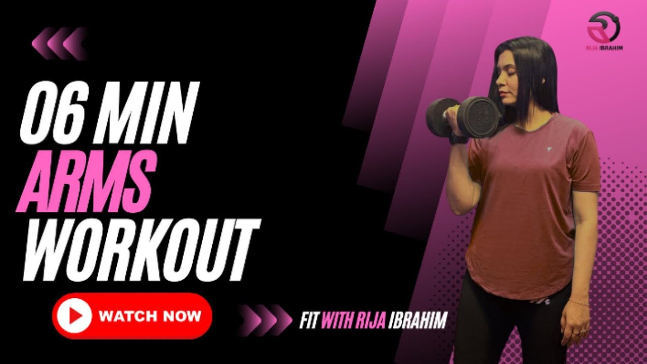 Toned Arms Workout with Rija Ibrahim | No Equipment Needed!