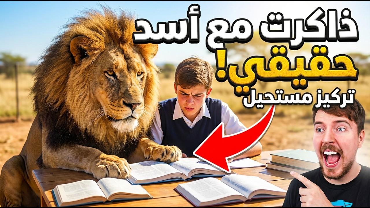 تحفيز للدراسة | كيف تذاكر بتركيز الأسود؟ 🦁 (جربها قبل أن تندم)