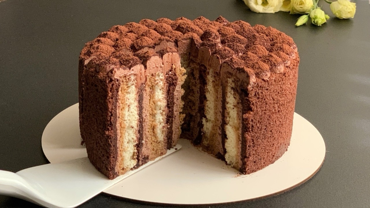 Chocolate Tiramisu Cake Recipe!