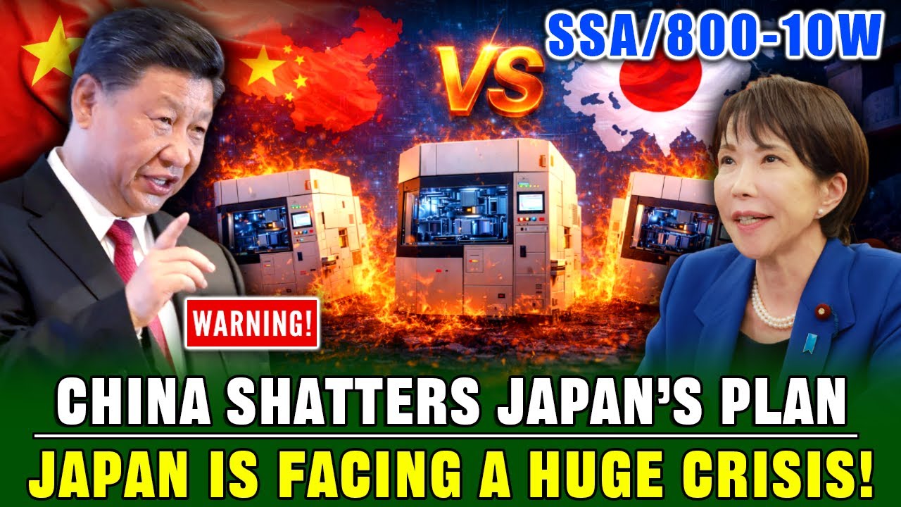 Japan Is Trying to Turn China’s Lithography Machines Into Scrap Metal | But Now They Regret It!