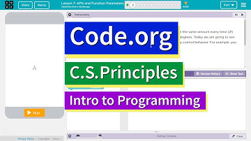 APIs and Function Parameters Lesson 7.2 CS Principles Code.org Tutorial with Answers