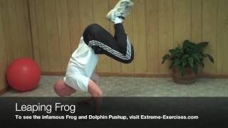 Leaping Frog Exercise  CRAZY shoulder exercise!!!