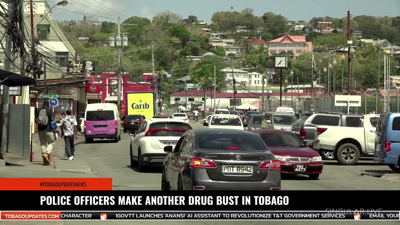 POLICE OFFICERS MAKE ANOTHER DRUG BUST IN TOBAGO
