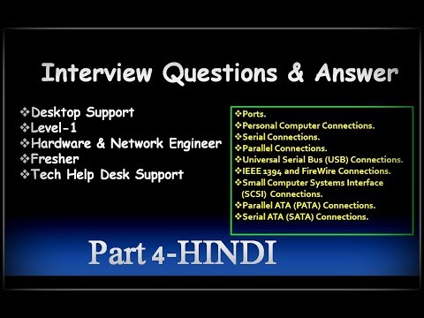 Interview Questions Answer For Desktop Support Level 1 Hardware