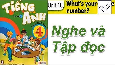 Tiếng Anh 4 Unit 18 What