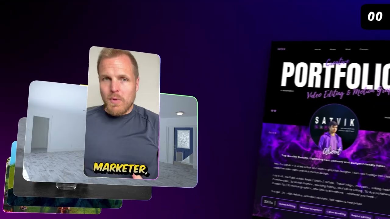 Portfolio & Video Editing Projects Showcase 2.0 | S A T V I K