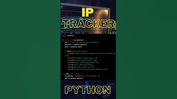 Ip tracker in Python #shorts