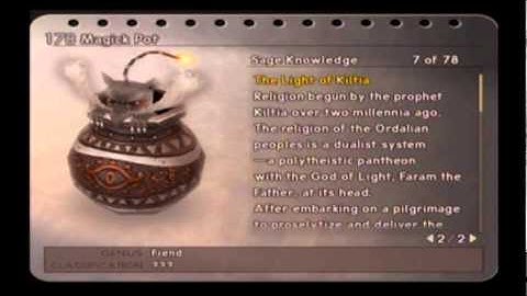 Final Fantasy XII Playthrough - Part 362a, Clan Primer: Bestiary (17/27)