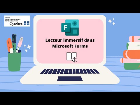 Lecteur immersif dans Microsoft Form - Traduction de chacune des questions individuellement