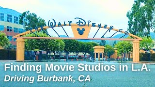 Finding Movie Studios in Los Angeles | Burbank, CA Driving Tour in the Rain with Cinematic Music