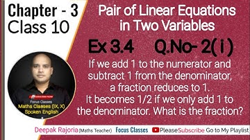 If we add 1 to the numerator and subtract 1 from the denominator, a fraction reduces to 1