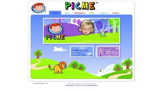 Picme Flash website in 2007 Picme Flash website in 2007