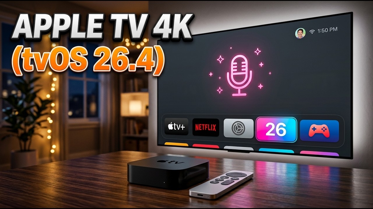 The AI Apple TV is HERE: tvOS 26.4 Mindblowing Hidden Features