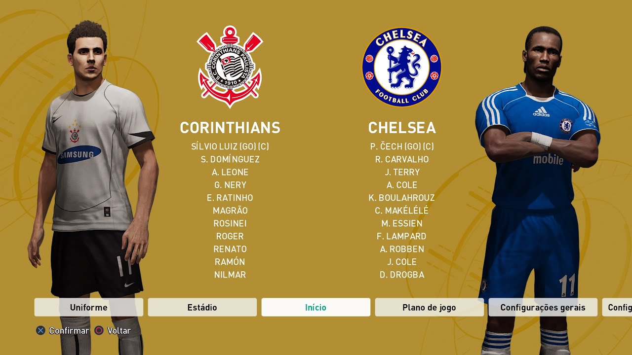 Pro Evolution Soccer 6 Remake Season 2006-2007: CORINTHIANS x CHELSEA 