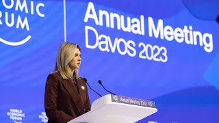 Олена Зеленська презентувала українську формулу миру на Всесвітньому економічному форумі в Давосі