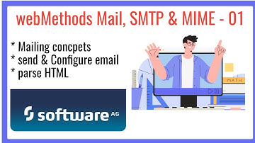 01. webMethods Mail, SMTP, MIME | Basic Introduction