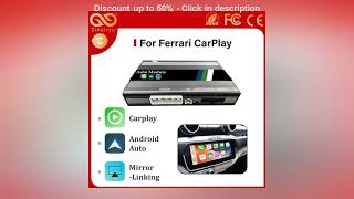 Wireless Carplay6.5 8.8 10.25 For Ferrari 09Ys F12 12Ys F488 15Ys F8 19 20Ys Android Mi