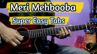 Meri Mehbooba - Pardes | Easy Guitar Tabs Lesson