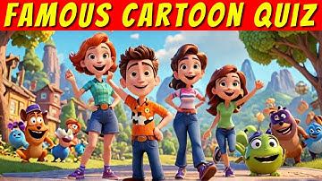 Guess the famous Cartoons | Cartoon Quiz 2024