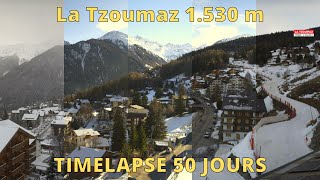 La Tzoumaz - Mayens De Riddes Timelapse 50 Jours