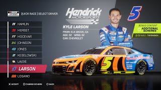 NASCAR 25 - Kyle Larson at Charlotte Roval (Throwback)