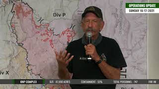 KNP Complex Video Briefing for Sunday10/17/2021