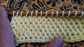 Тунисское вязание крючком(полный столбик) Тунисское вязание крючком(полный столбик)
