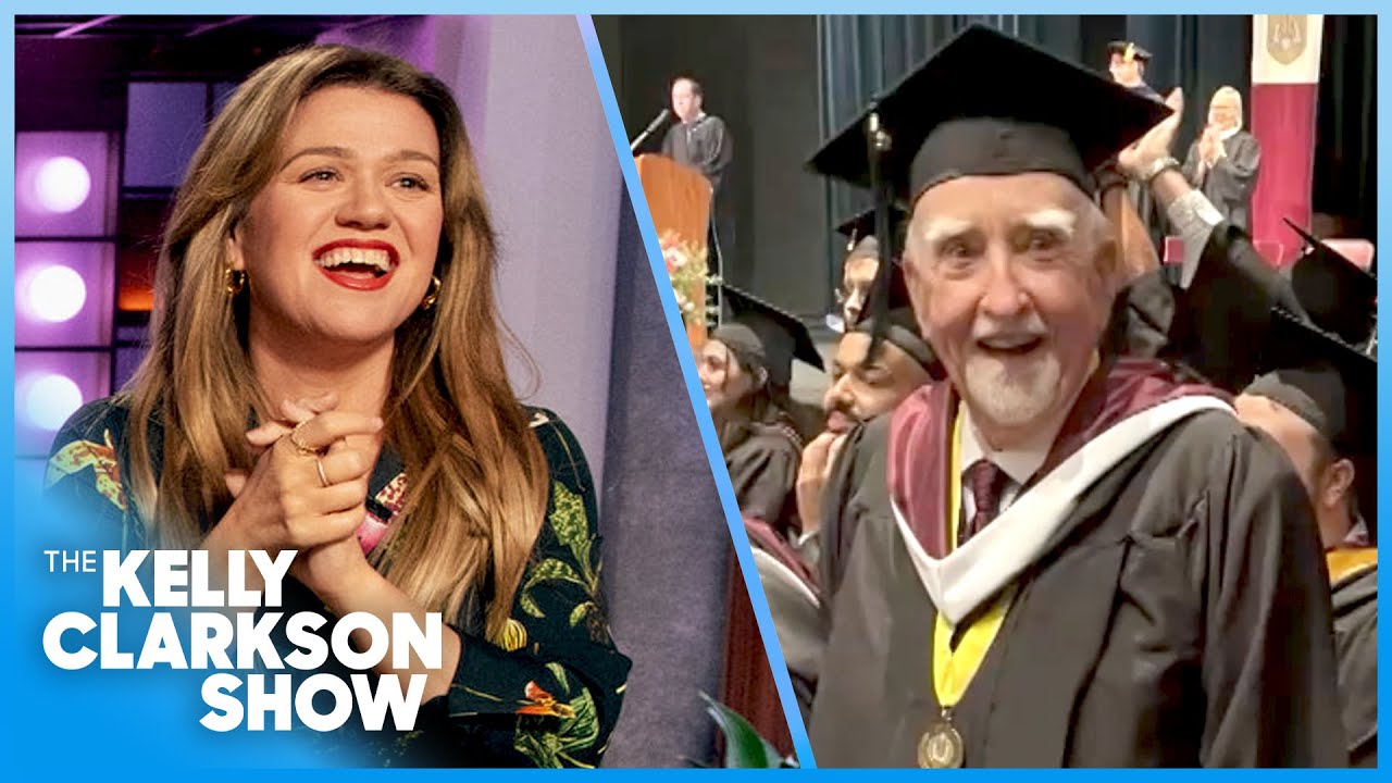 Kelly Meets 88-Year-old Grandfather Behind Viral Graduation Ceremony TikTok
