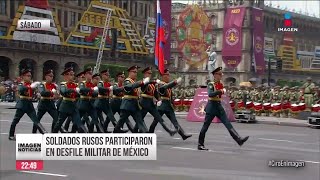 López Obrador responde a críticas por participación de soldados rusos en Desfile Cívico Militar