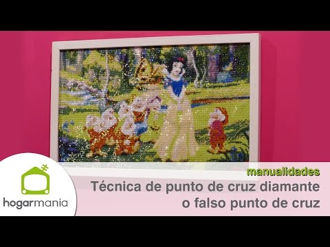 Como empezar una labor de punto cruz diamante (diamond painting) 