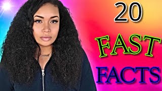 Celebrity 20 random facts about me in 1 minute Wealth