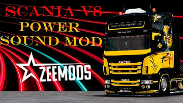 ETS2 1.48 SCANIA V8 Open Pipe Sound Mod Pack #v8 #scania #power