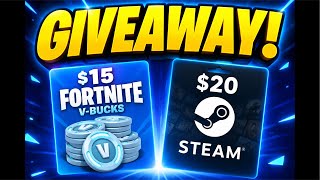 🔥 FREE V-Bucks + FREE Steam Gift Card! Don’t Miss This Giveaway!